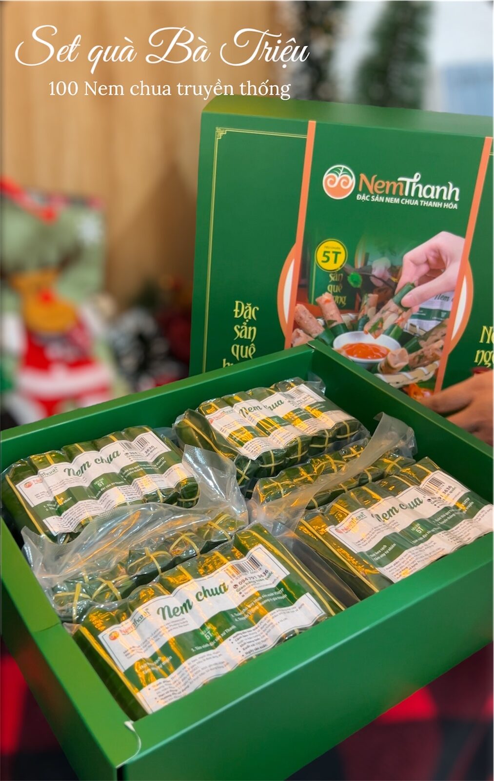 Set quà Tết Bà Triệu NemThanh