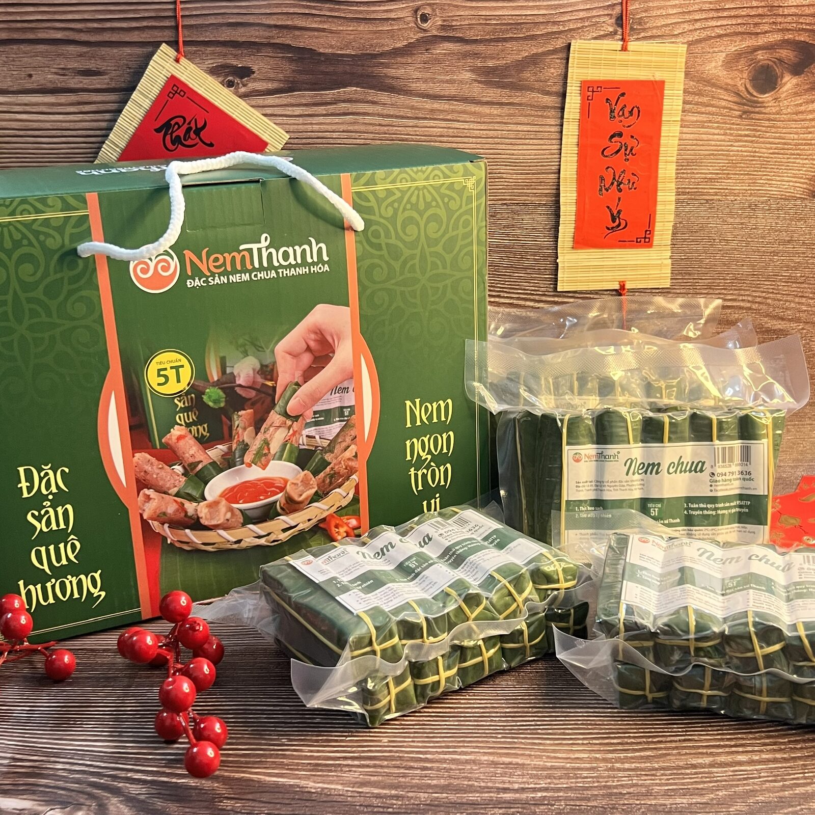 Set quà Tết Lam Kinh NemThanh